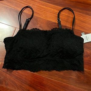 Abercrombie & Fitch Black Lace Bralette